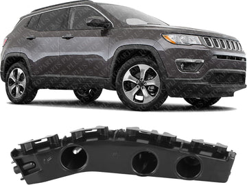 Front Bumper Bracket Right Passenger Side Direct Replacement Compatible With 2011-2017 Jeep Compass CH1043104 5182596AC