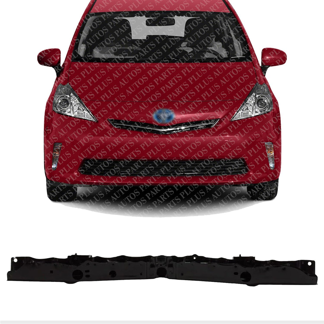 Front Radiator Upper Support Steel Direct Replacement Compatible With 2010-2015 Toyota Prius / 2008-2015 Scion xB TO1225322 5320812560