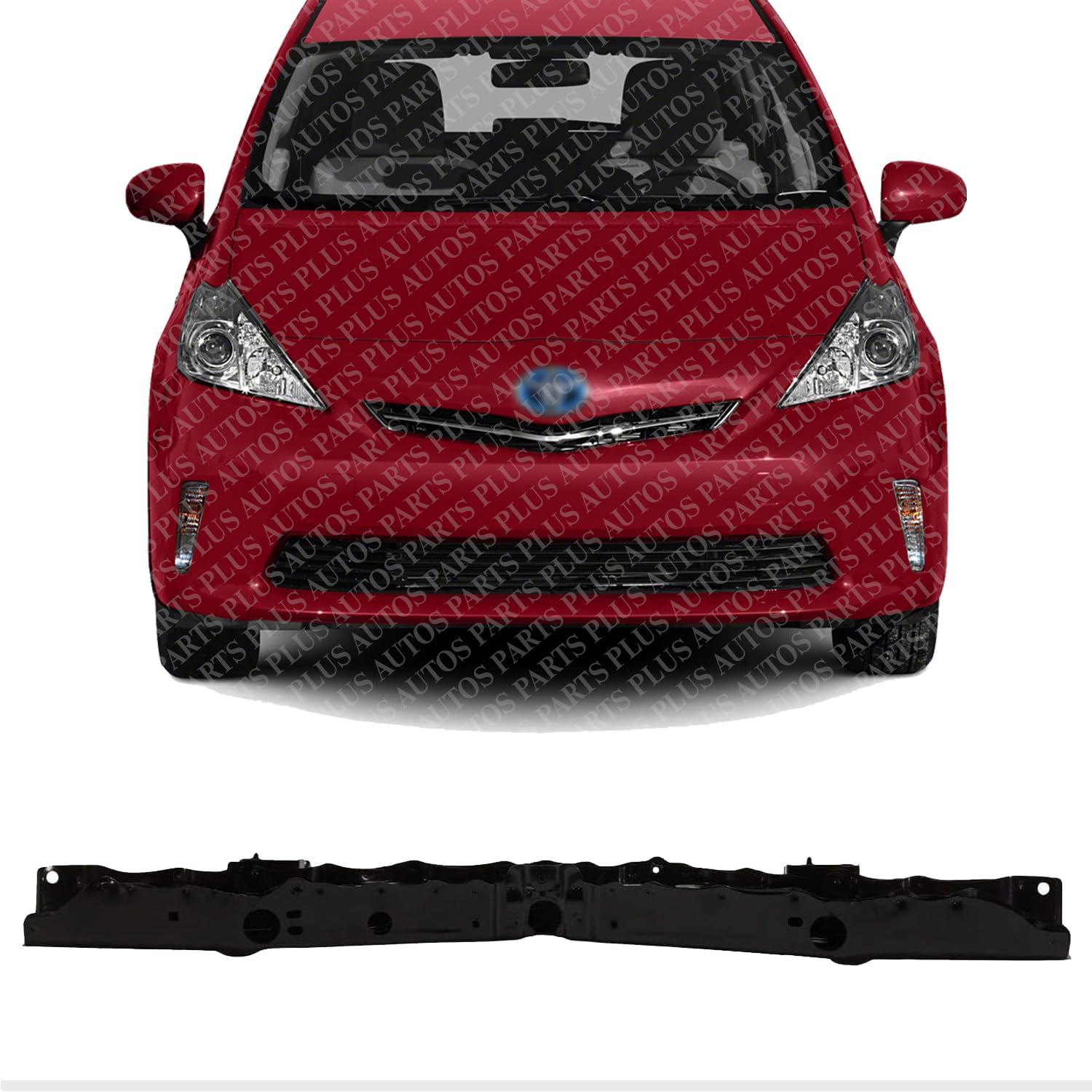 Front Radiator Upper Support Steel Direct Replacement Compatible With 2010-2015 Toyota Prius / 2008-2015 Scion xB TO1225322 5320812560