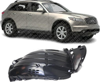 Front Section Fender Liner Right Passenger Side Direct Replacement Compatible With 2003-2005 Infiniti FX35 IN1251109 63844CG000