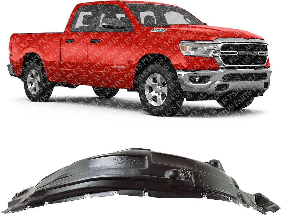Front Fender Liner Rear Section Right Passenger Side Direct Replacement Compatible With 2019-2024 Ram 1500 CH1249205 68275900AE