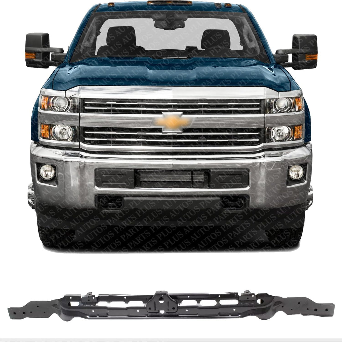 Front Radiator Upper Support Steel Direct Replacement Compatible With 2015-2019 Chevrolet Silverado/GMC Sierra 2500HD 3500HD GM1225362 22755894
