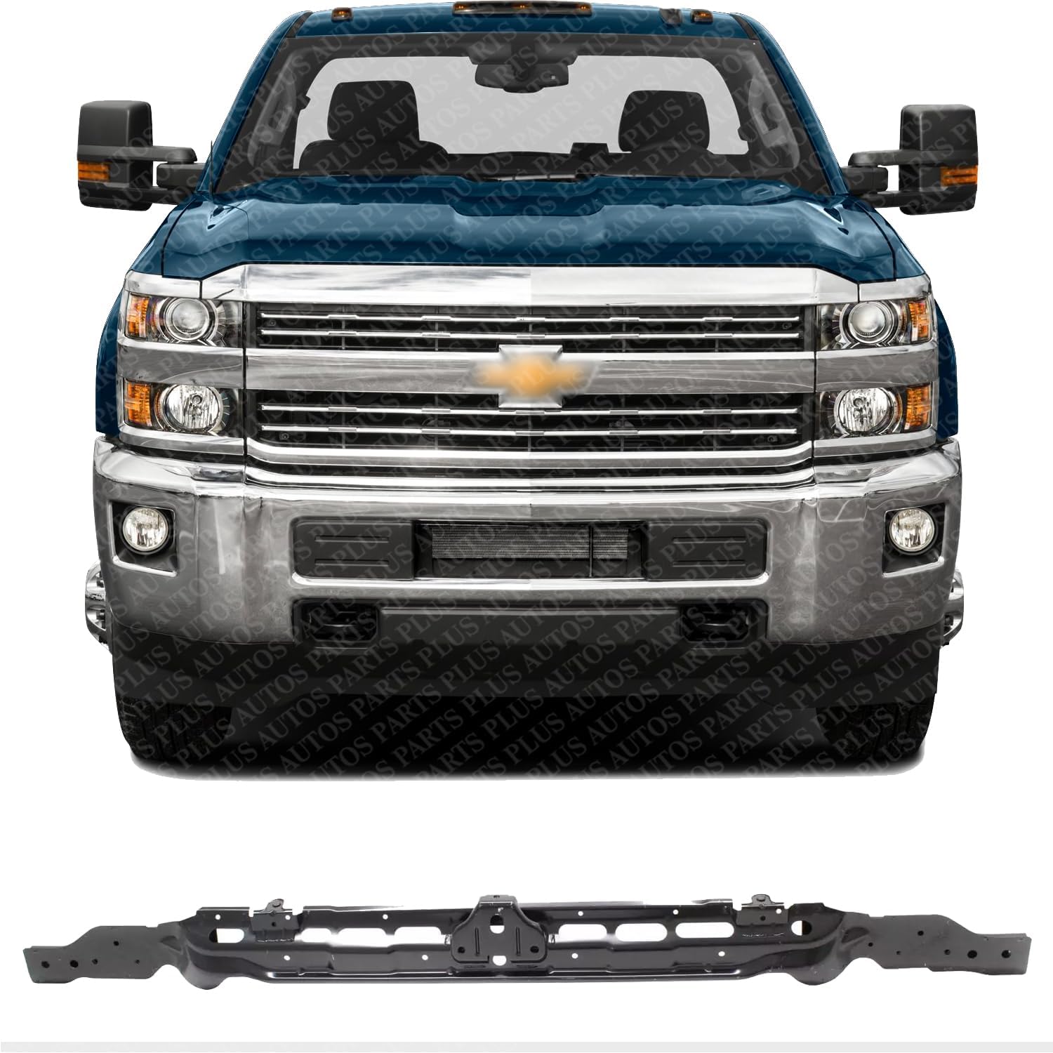 Front Radiator Upper Support Steel Direct Replacement Compatible With 2015-2019 Chevrolet Silverado/GMC Sierra 2500HD 3500HD GM1225362 22755894
