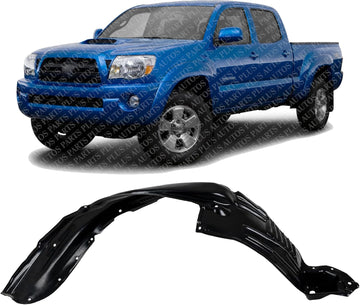 Front Fender Liner Left Driver Side Direct Replacement Compatible With 2005-2011 Toyota Tacoma TO1248135 5387604160