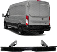 Rear Bumper Reinforcement Impact Bar Steel Direct Replacement Compatible With 2015-2019 Ford Transit-150 FO1106379 KK4Z17906A