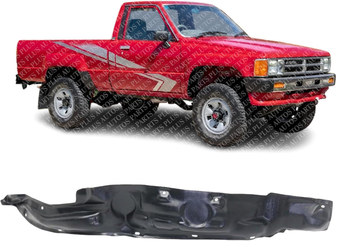 Front Fender Liner Right Passenger Side Direct Replacement Compatible With 1984-1988 Toyota Pickup TO1251107 5387589103