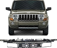 Front Bumper Cover Reinforcement Bracket Plastic Direct Replacement Compatible With 2006-2010 Jeep Commander CH1065101 55156974AE 55156974AF