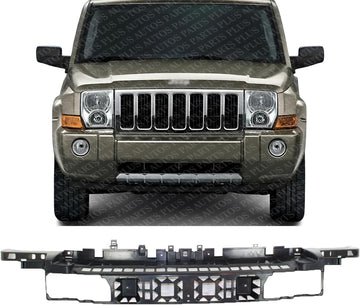 Front Bumper Cover Reinforcement Bracket Plastic Direct Replacement Compatible With 2006-2010 Jeep Commander CH1065101 55156974AE 55156974AF