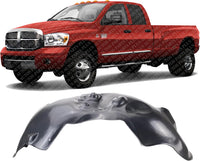 Front Fender Liner Left Driver Side Direct Replacement Compatible With 2003-2009 Dodge Ram 1500 2500 3500 CH1248130 CH1250124 55276799AF