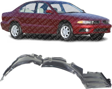 Front Fender Liner Right Passenger Side Direct Replacement Compatible With 2002-2003 Mitsubishi Galant MI1249109 MR972842