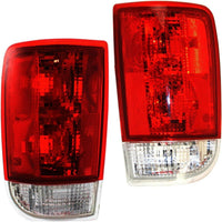 Set Of 2 Tail Light Lens and Housing Right Passenger & Left Driver Side Direct Replacement Compatible With 1995-2005 GMC Jimmy/Chevrolet Blazer GM2801126 GM2800127 19179679 19179358
