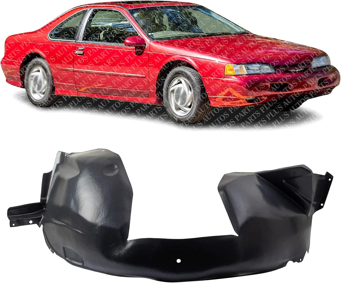 Front Fender Liner Right Passenger Side Direct Replacement Compatible With 1996-1997 Ford Thunderbird/Mercury Cougar FO1251122 F6SZ16102AA