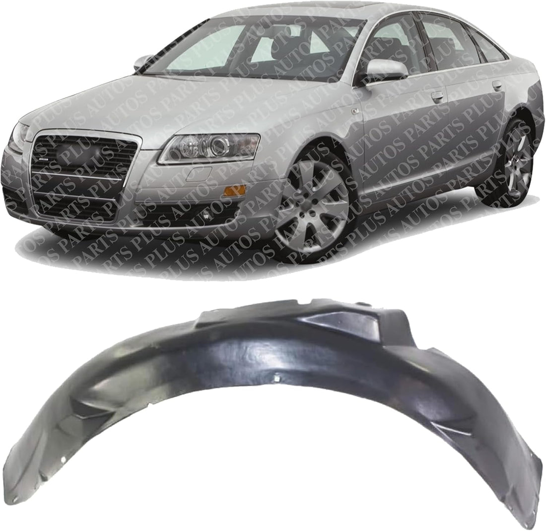 Front Fender Liner Left Driver Side Direct Replacement Compatible With 1998-2005 Audi A6 AU1248106 4B0821171C