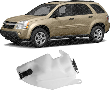 Washer Reservoir Windshield Assembly With Cap & Pump Direct Replacement Compatible With 2005-2006 Chevrolet Equinox GM1288219 15822676-PFM