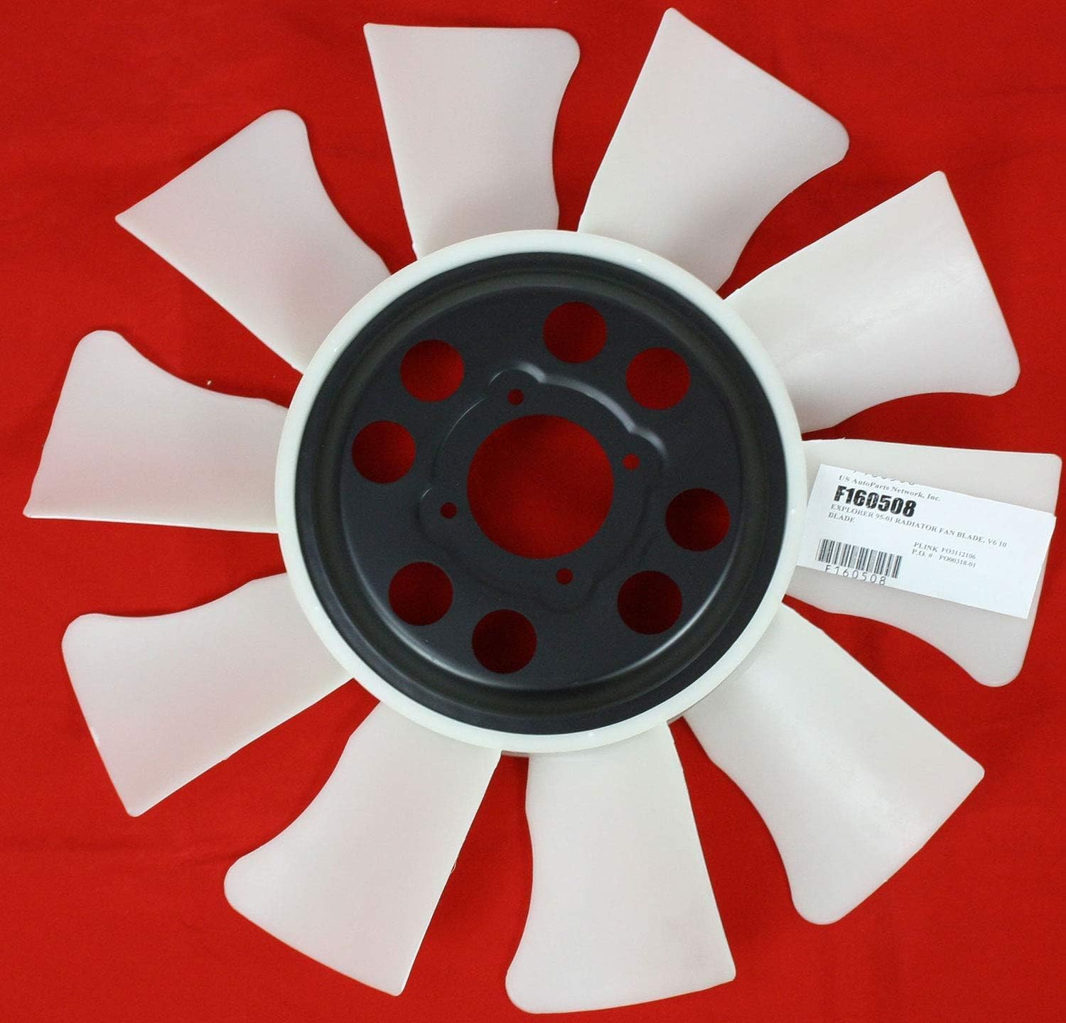 Front Radiator Cooling Fan Blade Direct Replacement Compatible With 1995-2001 Ford Explorer FO3112106 F77Z8600DB