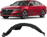 Front Fender Liner Left Driver Side Direct Replacement Compatible With 2020-2022 Honda Accord HO1248195 74150TWAA00