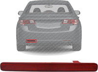 Rear Bumper Reflector Left Driver Side Direct Replacement Compatible With 2009-2014 Acura TSX AC1184100 33555TL0G01