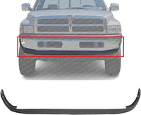 Front Bumper Lower Valance Direct Replacement Compatible With 1994-2002 Dodge Ram Full Size Pickup CH1000232 55076614AC