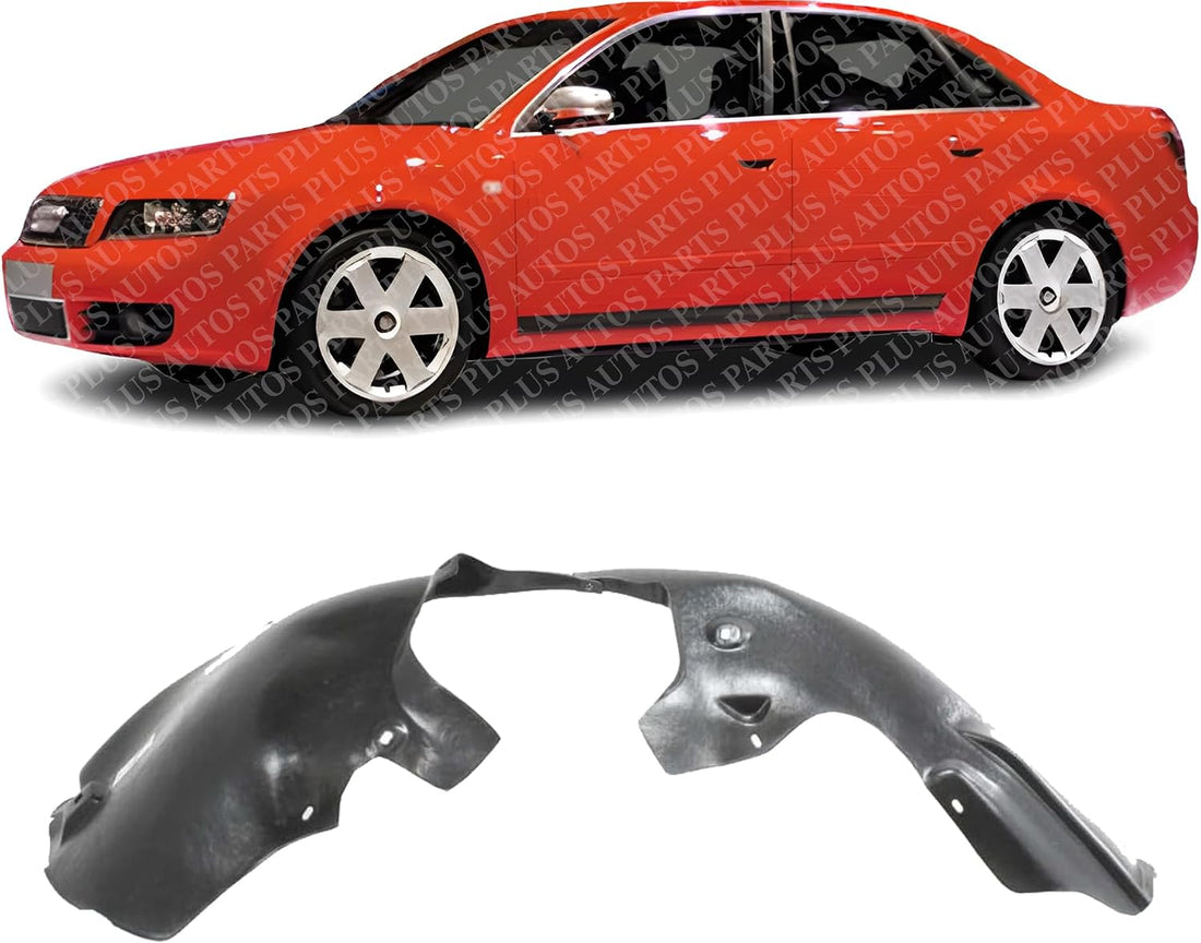 Front Fender Liner Left Driver Side Direct Replacement Compatible With 2000-2002 Audi S4 AU1248109 8D0821171G