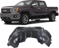 Front Fender Liner Left Driver Side Direct Replacement Compatible With 2014-2018 GMC Sierra 1500 GM1248239 23496264-PFM
