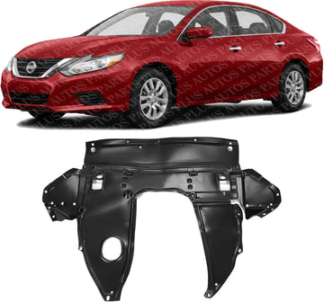 AUTOS PARTS PLUS Front Engine Splash Shield Under Cover Direct Replacement Compatible with 2016-2018 Nissan Altima / 2016-2023 Nissan Maxima NI1228164 758909HS0A