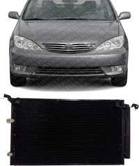 Front A/C Condenser Aluminum Core Direct Replacement Compatible With 2002-2006 Toyota Camry/Lexus TO3030183 8846006070