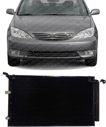Front A/C Condenser Aluminum Core Direct Replacement Compatible With 2002-2006 Toyota Camry/Lexus TO3030183 8846006070
