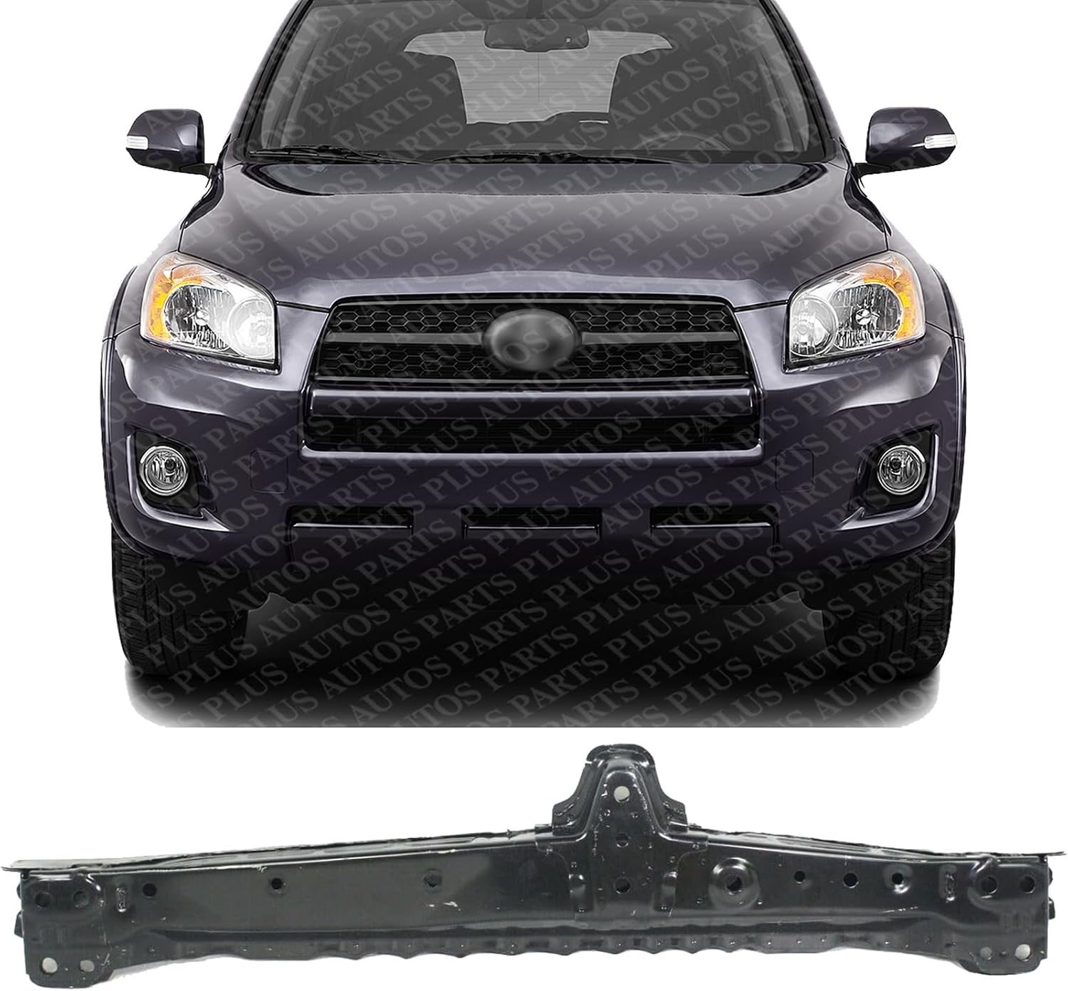 Front Radiator Support Lower Crossmember Steel Direct Replacement Compatible With 2006-2012 Toyota RAV4 TO1229100 571040R011 5710442070