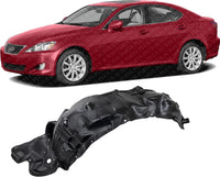 Front Fender Liner Vacuum Form Left Driver Side Direct Replacement Compatible With 2006-2008 Lexus IS250 / 350 LX1250112 5380653020