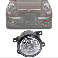 Front Fog Light Left Driver Side Direct Replacement Compatible With 2015-2023 Jeep Renegade CH2592152 68256470AA