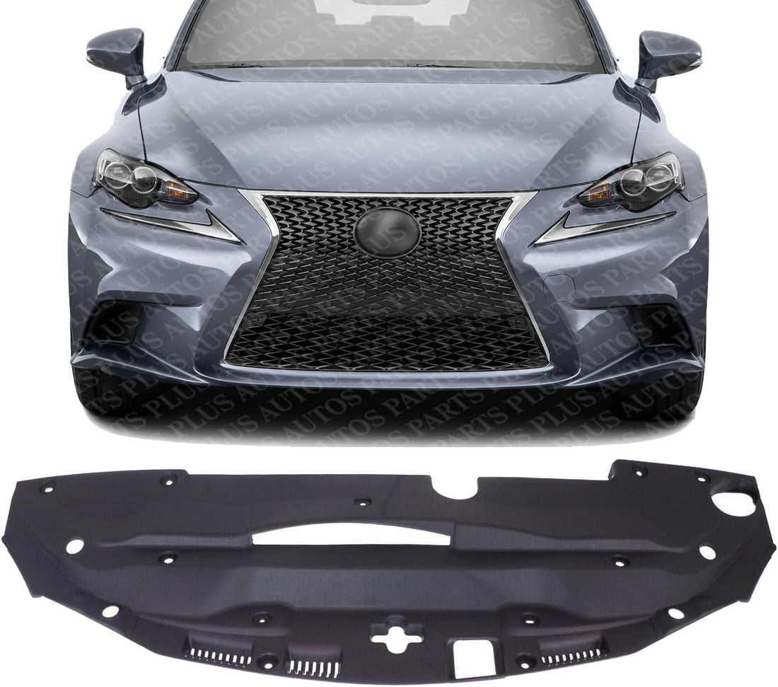 Front Radiator Support Cover Plastic Direct Replacement Compatible With 2006-2015 Lexus IS350 / IS250 LX1224104 5329553010