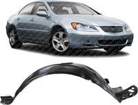 Front Fender Liner Right Passenger Side Direct Replacement Compatible With 2005-2008 Acura RL AC1251100 74100SJAA00