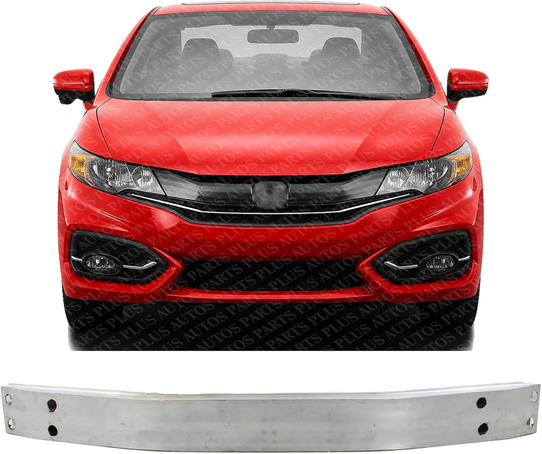 Front Bumper Reinforcement Aluminum Direct Replacement Compatible With 2014-2015 Honda Civic HO1006194 71130TS8A50