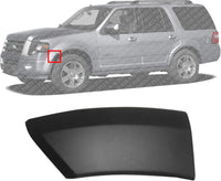 Autos Parts Plus Front Lower Wheel Opening Molding Primed Left Driver Side Direct Replacement Compatible with 2007-2017 Ford Expedition FO1290124 7L1Z16039BPTM