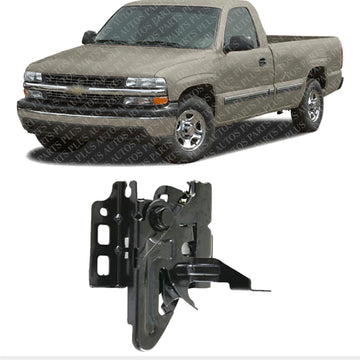 Front Hood Latch Direct Replacement Compatible with 1999-2007 Chevrolet Silverado / 2007-2009 Saturn Aura