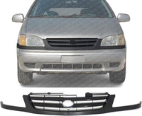 Front Grille Assembly Textured Shell And Insert Plastic Direct Replacement Compatible With 2001-2003 Toyota Sienna TO1200239 5310008030J0
