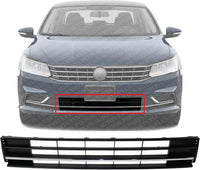 Front Bumper Lower Grille Plastic Direct Replacement Compatible With 2016-2019 Volkswagen Passat VW1036141 561853671HRYP
