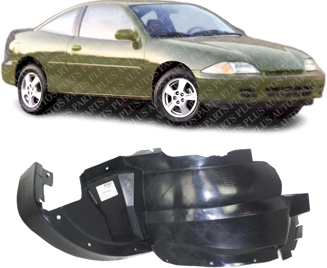 Front Section Fender Liner Right Passenger Side Direct Replacement Compatible With 2000-2002 Chevrolet Cavalier GM1249115 22605364