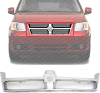 Front Grille Outer Molding Chrome Direct Replacement Compatible With 2008-2010 Dodge Caravan CH1202103 5113151AA