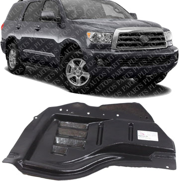 Front Section Fender Liner Extension Left Driver Side Direct Replacement Compatible With 2008-2022 Toyota Sequoia TO1249153 538050C030