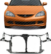Radiator Support Assembly Steel Direct Replacement Compatible With 2002-2006 Acura RSX AC1225123 60400S6MA01ZZ