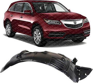 Front Fender Liner Right Passenger Side Direct Replacement Compatible With 2014-2015 Acura MDX AC1249131 74101TZ5A00
