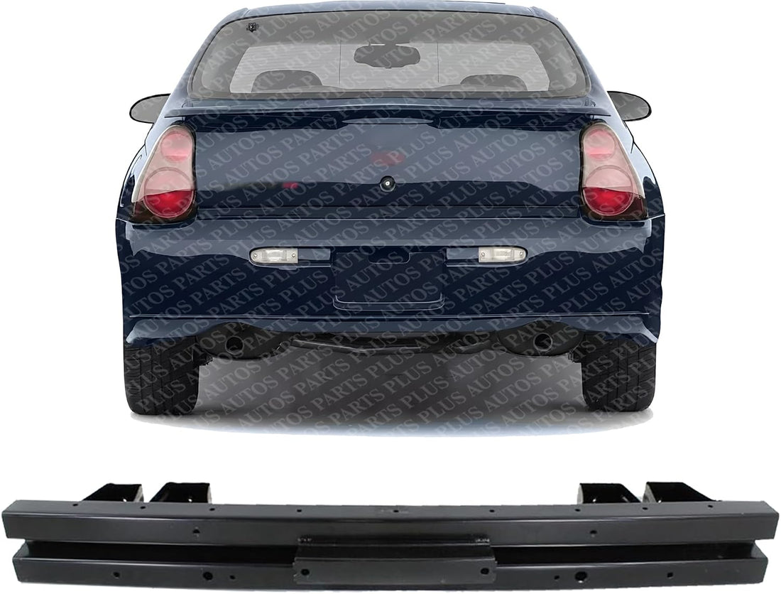 Rear Bumper Reinforcement Impact Bar Steel Direct Replacement Compatible With 2000-2005 Chevrolet Monte Carlo GM1106550 10373653