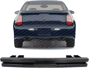 Rear Bumper Reinforcement Impact Bar Steel Direct Replacement Compatible With 2000-2005 Chevrolet Monte Carlo GM1106550 10373653