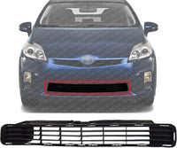 Front Bumper Grille Textured Gray Plastic Direct Replacement Compatible With 2010-2011 Toyota Prius TO1036122 5311247040