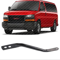 Front Bumper Bracket Left Driver Side Direct Replacement Compatible With 2003-2023 Chevrolet Express/GMC Savana GM1066151 25725663