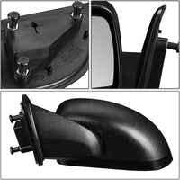 Front Power Mirror Manual Adjust Non-Heated Textured Left Driver Side Direct Replacement Compatible With 2007-2017 Jeep Compass CH1320266 5115041AK 5115041AJ