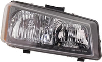 Front Grille With Chrome Center Bar + Headlights + Signal Lights + Brackets Left & Right Side Direct Replacement Compatible With 2003-2006 Chevrolet Silverado 1500 2500 GM1200489
