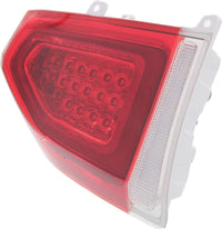 Tail Light Assembly Chrome Interior Left Driver Side Direct Replacement Compatible With 2015-2022 Chrysler 300 CH2800213 68400325AA