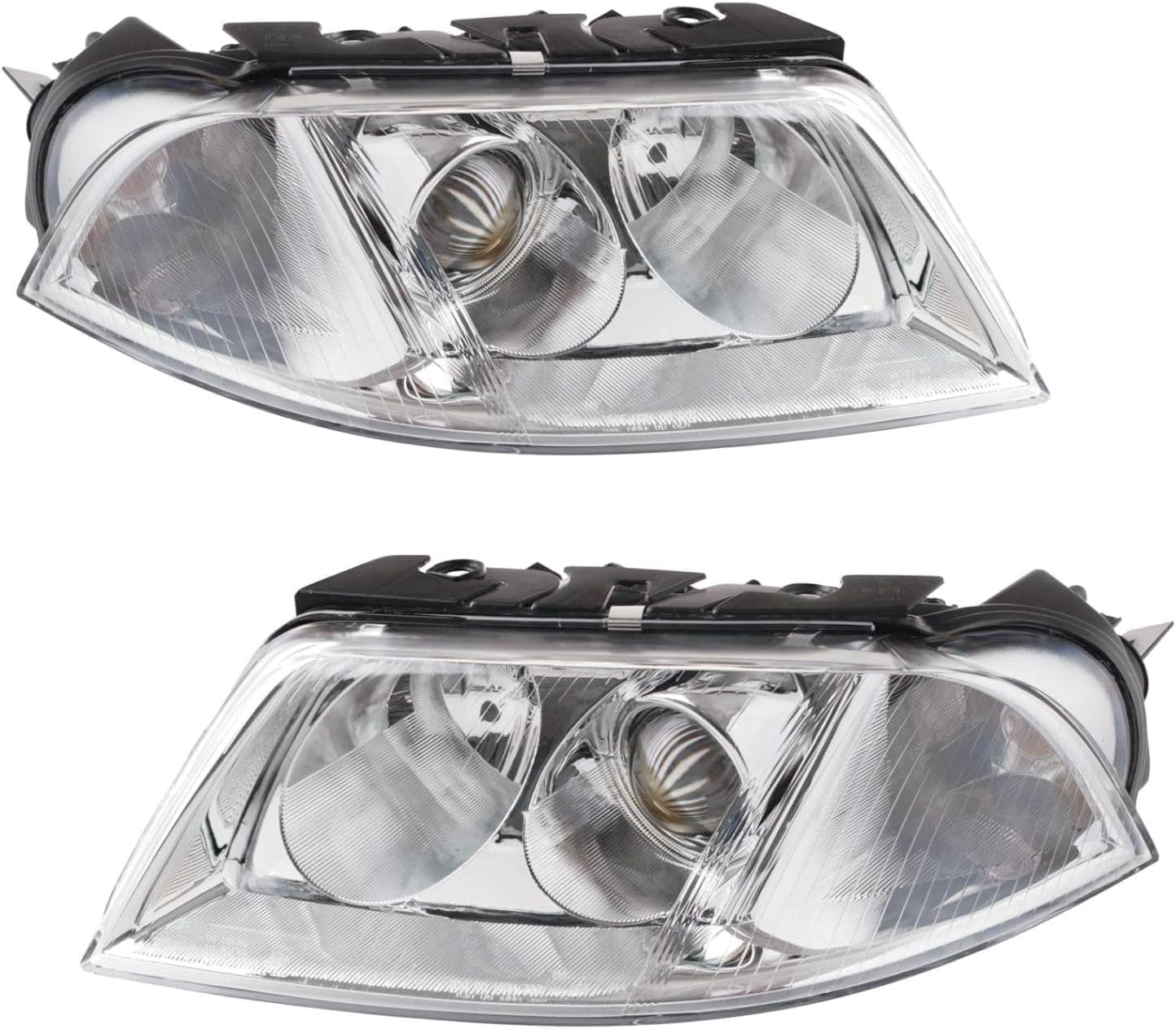 Set Of 2 Front Headlight Assembly Right Passenger & Left Driver Side Direct Replacement Compatible With 2001-2005 Volkswagen Passat VW2503118 VW2502118 3B0941016AQ 3B0941015AQ